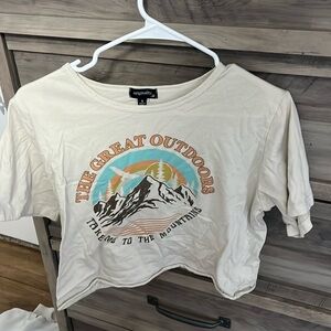 dry goods graphic mountain tee